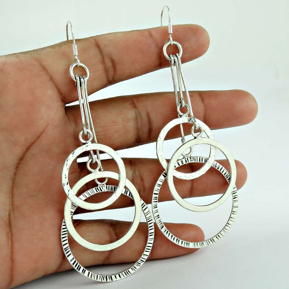 Beautiful Design 925 Sterling Silver Earrings Supplier