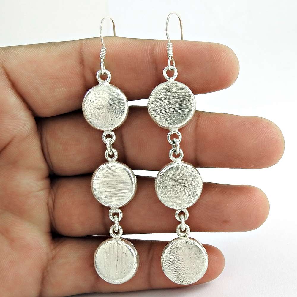 Big Special Moment 925 Sterling Silver Earrings Wholesale