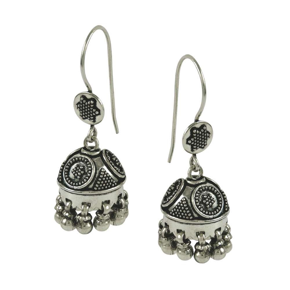 Big Natural 925 Sterling Silver Jhumka Wholesale