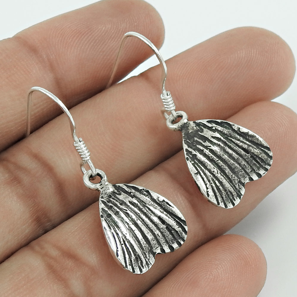 Handmade Jewelry 925 Solid Sterling Silver Drop/Dangle Vintage Earrings N1