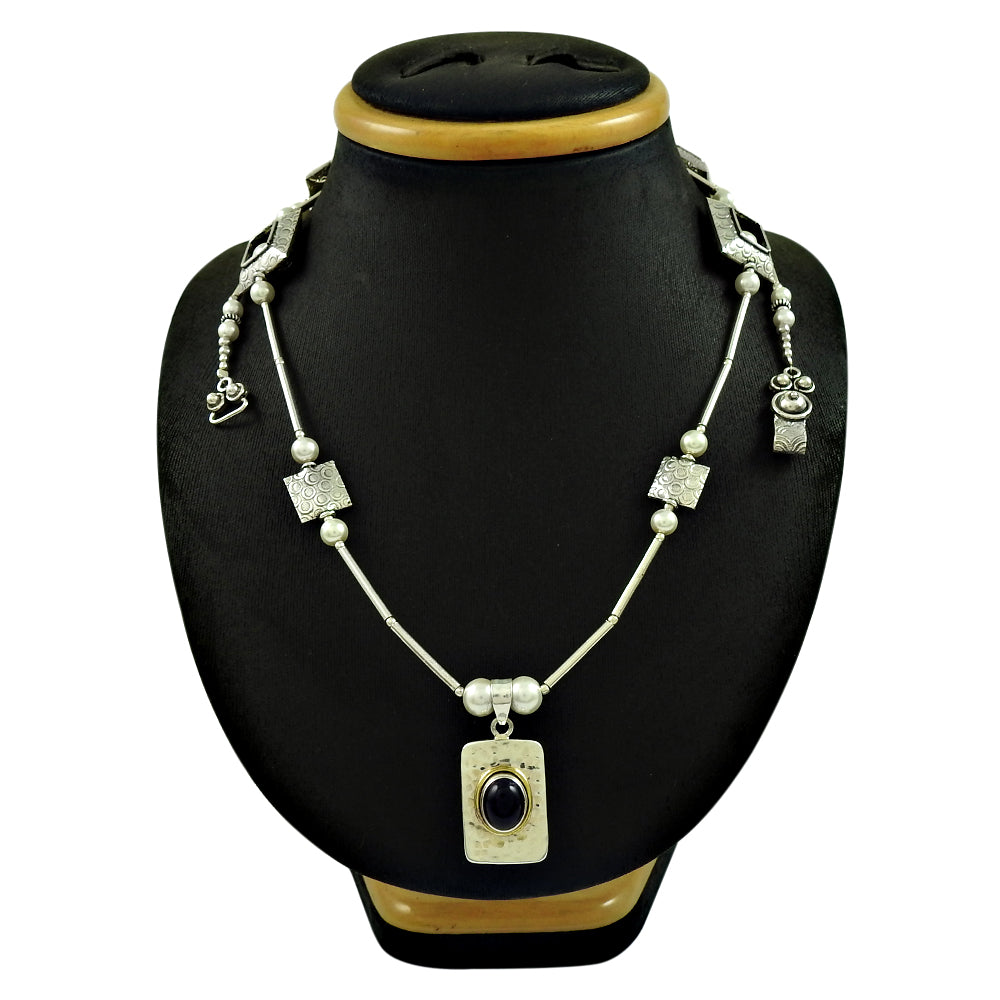 Christmas Gift 925 Sterling Silver Natural Amethyst Necklace I1