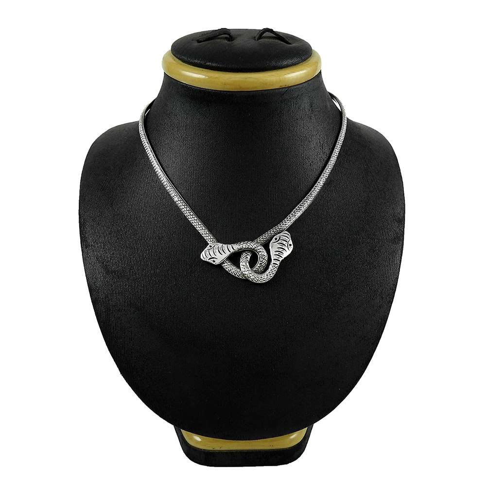Excellent 925 Sterling Silver Necklace Traditional Jewelry E15
