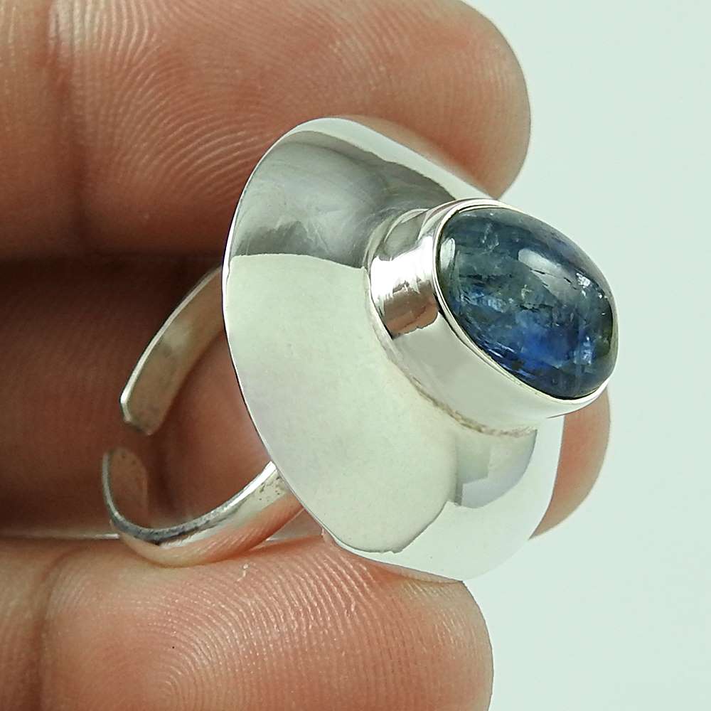 Lady Elegance Stripped Onyx 925 Sterling Silver Ring De gros