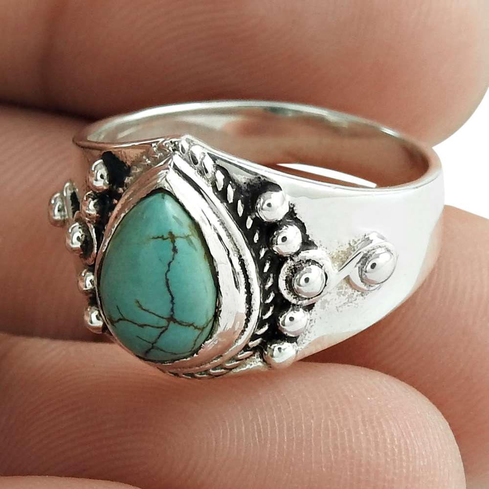 Lustrous 925 Sterling Silver Labradorite Gemstone Ring Ethnic Jewelry Wholesale Price