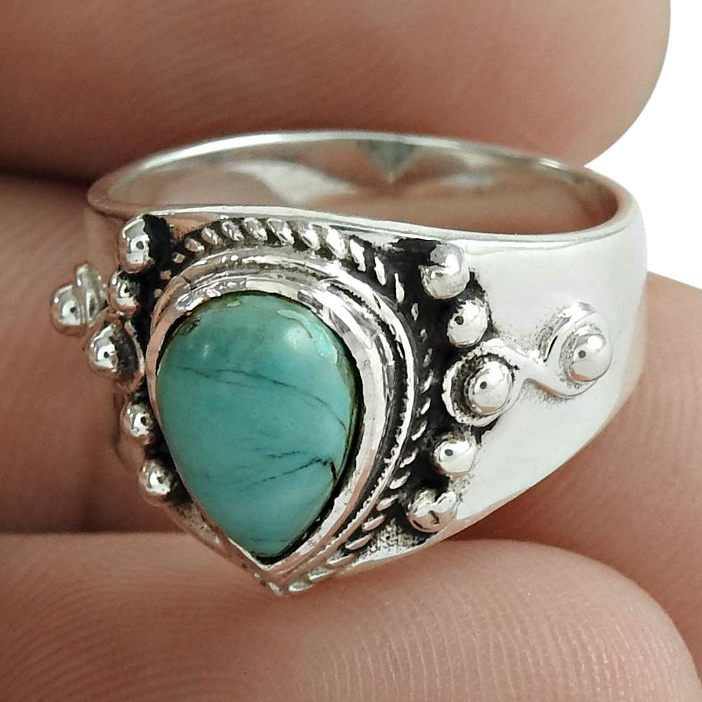 Lustrous 925 Sterling Silver Labradorite Gemstone Ring Ethnic Jewelry Wholesale Price
