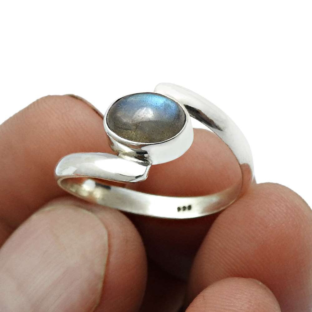 Garnet Gemstone Ring 925 Sterling Silver Fine Jewelry For Women R9