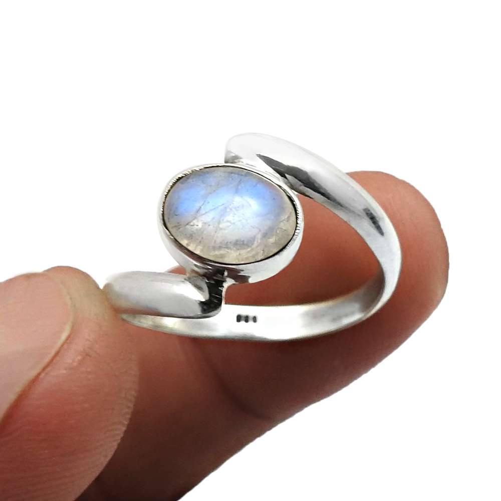Garnet Gemstone Ring 925 Sterling Silver Fine Jewelry For Women R9