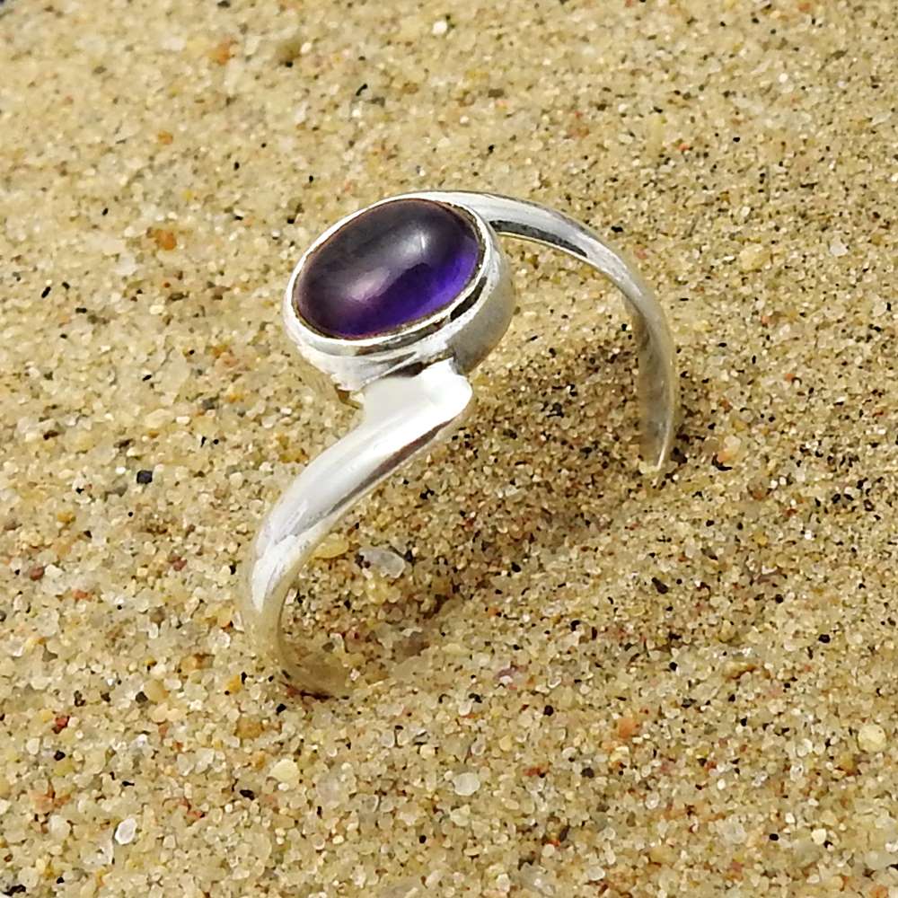 Garnet Gemstone Ring 925 Sterling Silver Fine Jewelry For Women R9