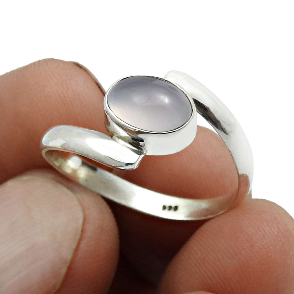 Garnet Gemstone Ring 925 Sterling Silver Fine Jewelry For Women R9