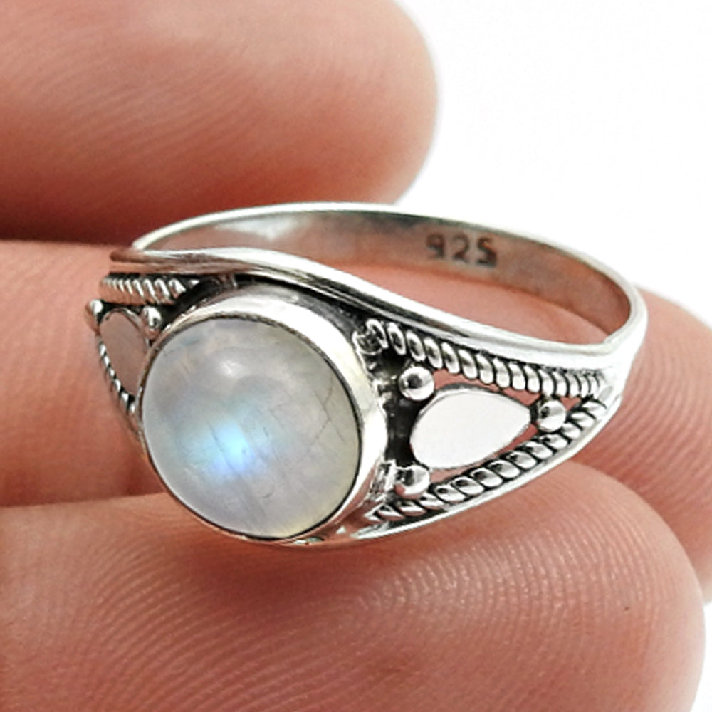 Tiger Eye Gemstone Ethnic Ring Handmade Jewelry 925 Sterling Silver D40