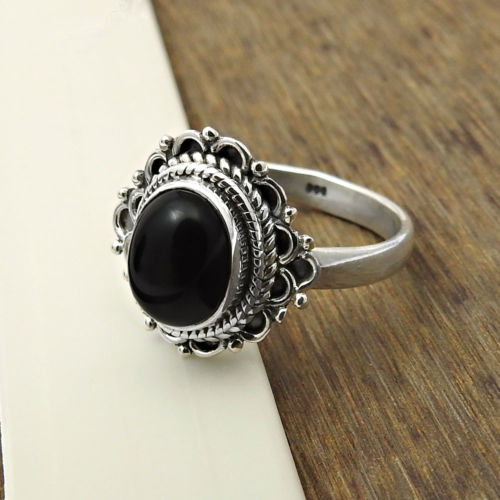 Rainbow Moonstone Gemstone Ring Size 8 925 Sterling Silver Fine Jewelry D52