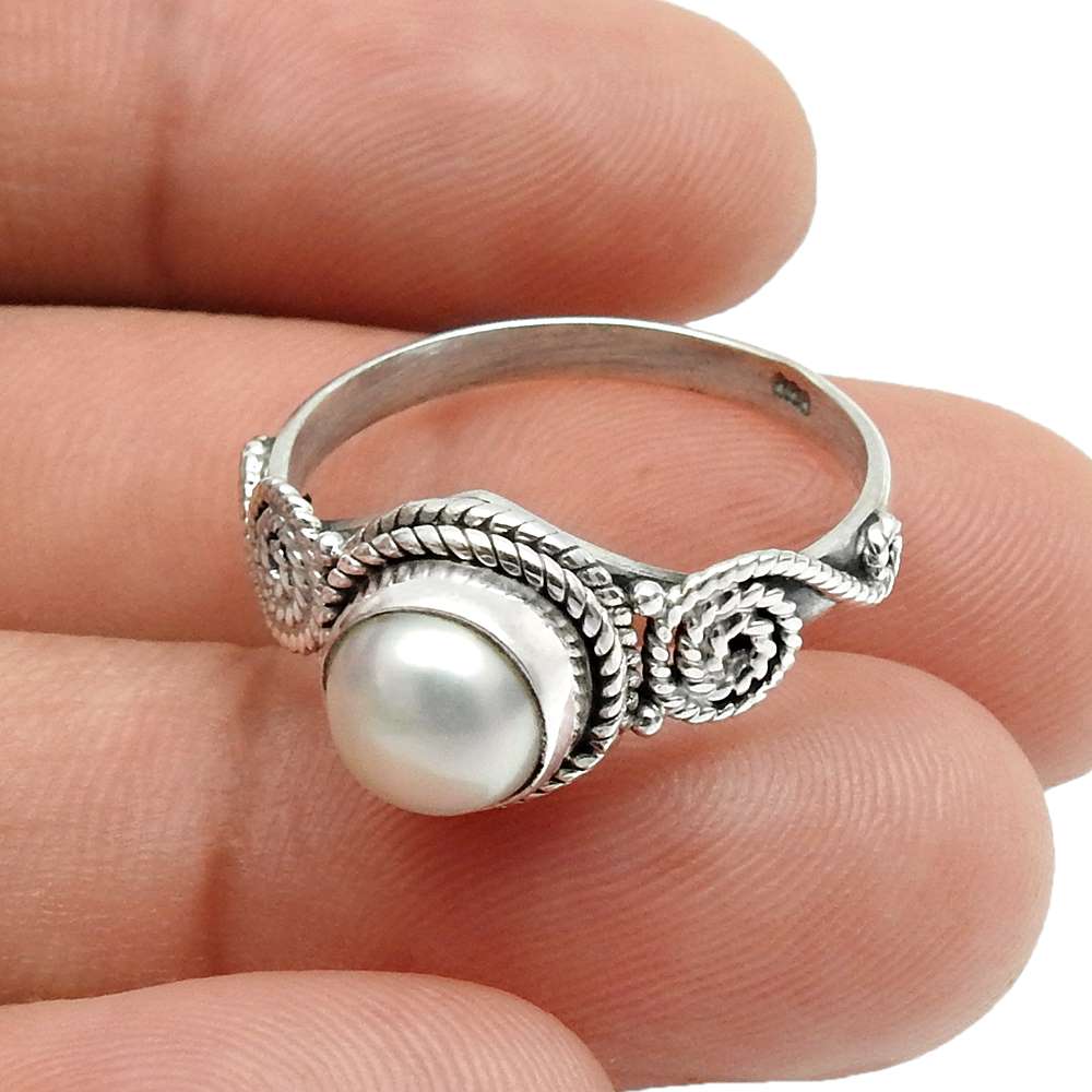 Natural Garnet Gemstone Cocktail Ring Size 8 925 Sterling Silver For Women R11