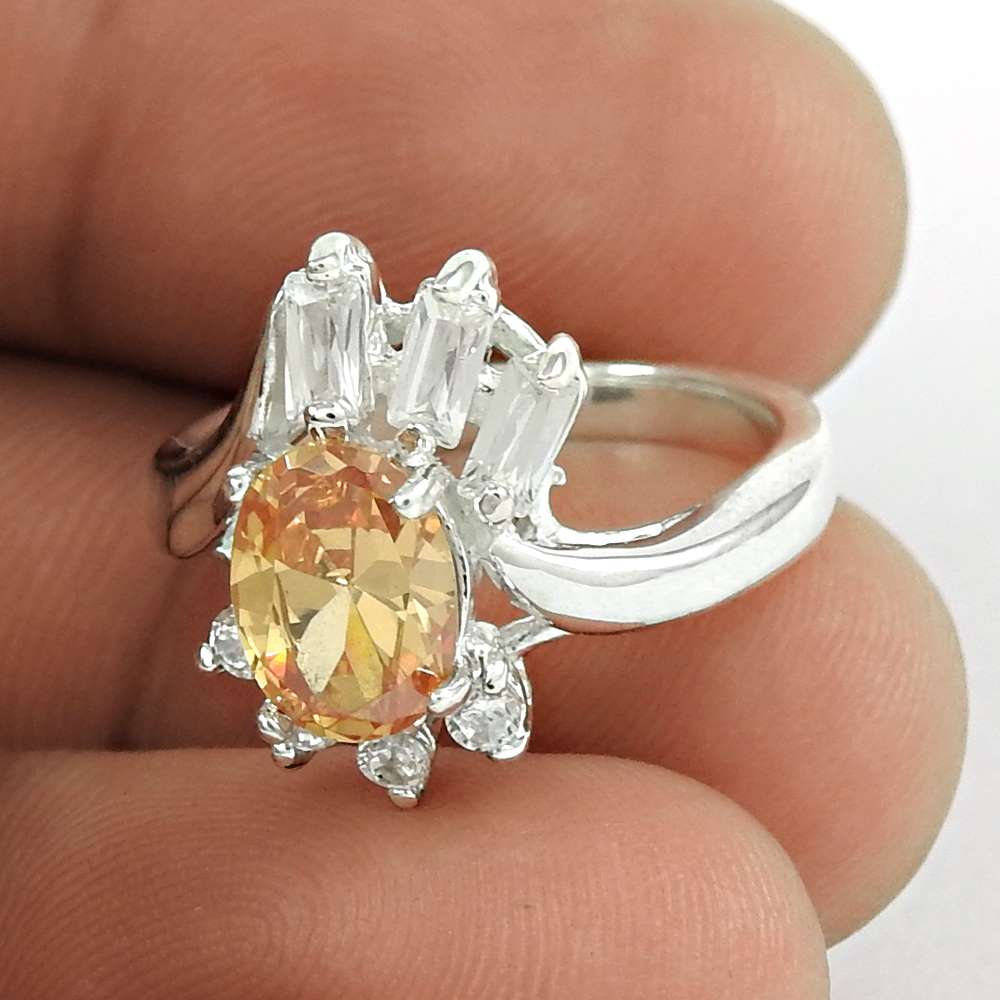 Lovely CZ 925 Sterling Silver Ring Exporter