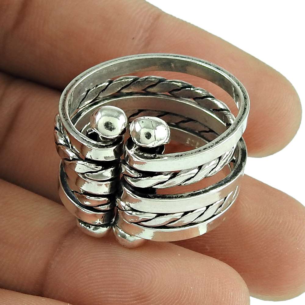Big Amazing Handmade 925 Sterling Silver Ring