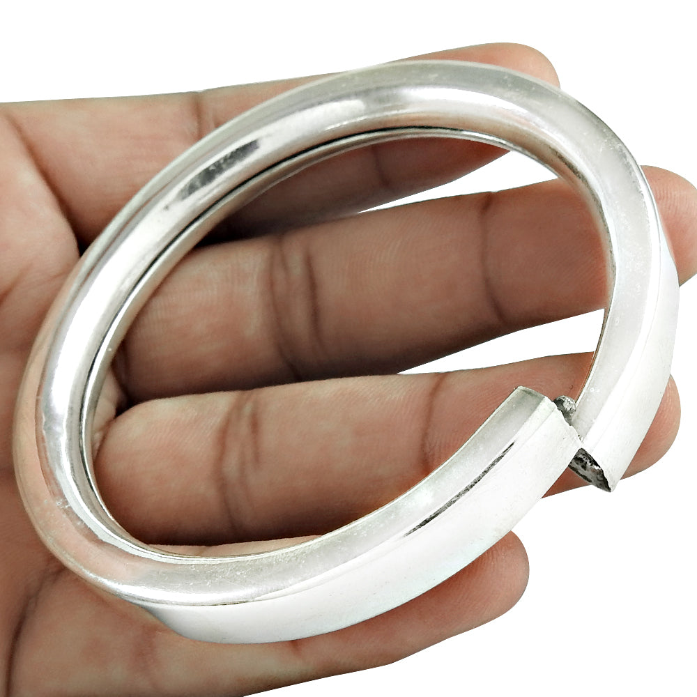 101 Solid 925 Sterling Silver Handmade Hollow Cuff Bangle