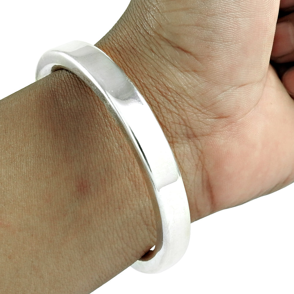 101 Solid 925 Sterling Silver Handmade Hollow Cuff Bangle