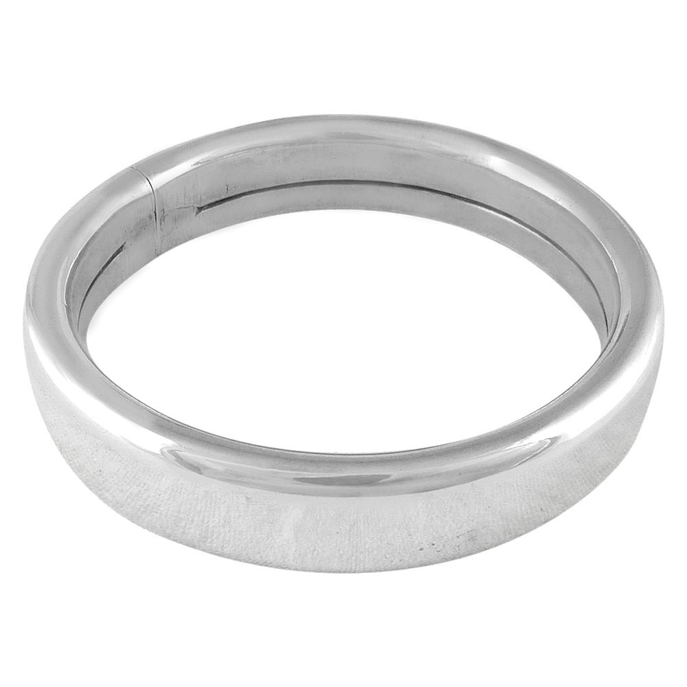 Solid 925 Sterling Silver Hollow Bangle for Men & Women