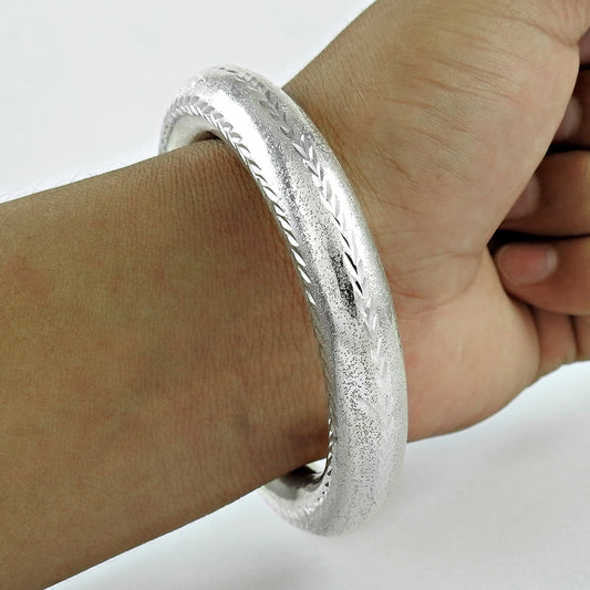 101 Solid 925 Sterling Silver Stunning Cuff Bangle