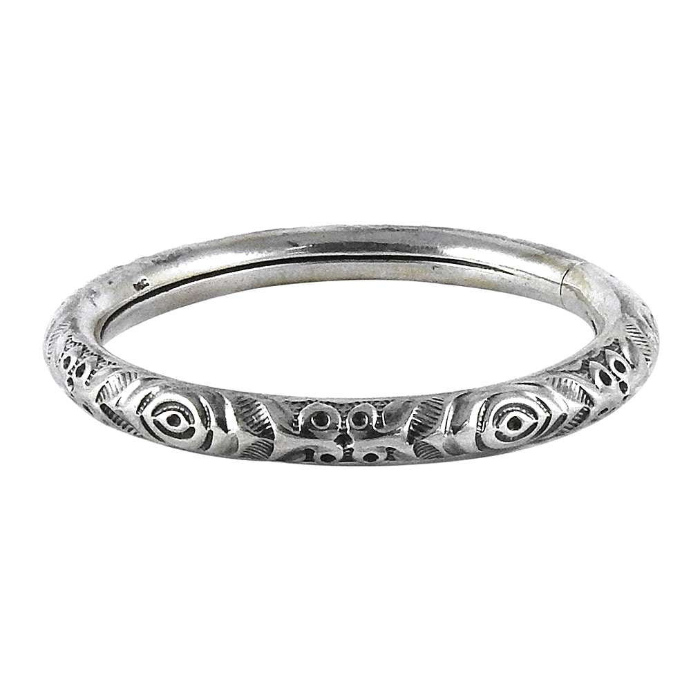 Indian Fashion 925 Sterling Silver Bangle D5