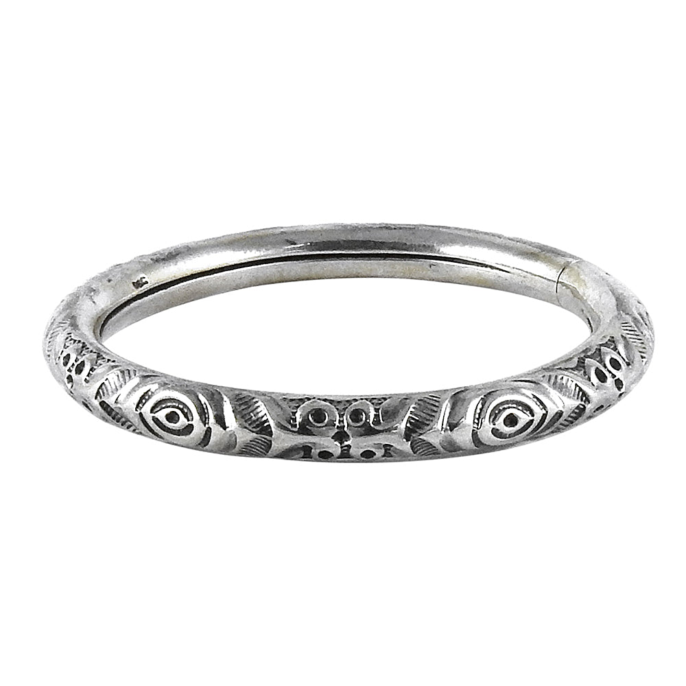 101 Solid 925 Sterling Silver Hollow Bangle Women Jewelry