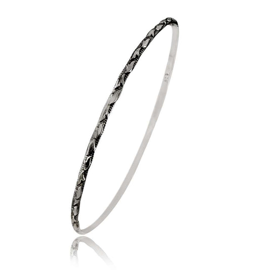 Beloved 925 Sterling Silver Bangle