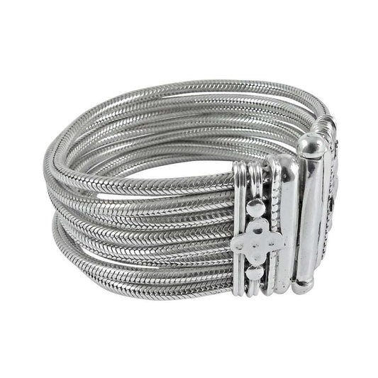 Handmade Indian Jewelry 925 Solid Sterling Silver Chain Stylish Bracelet B5