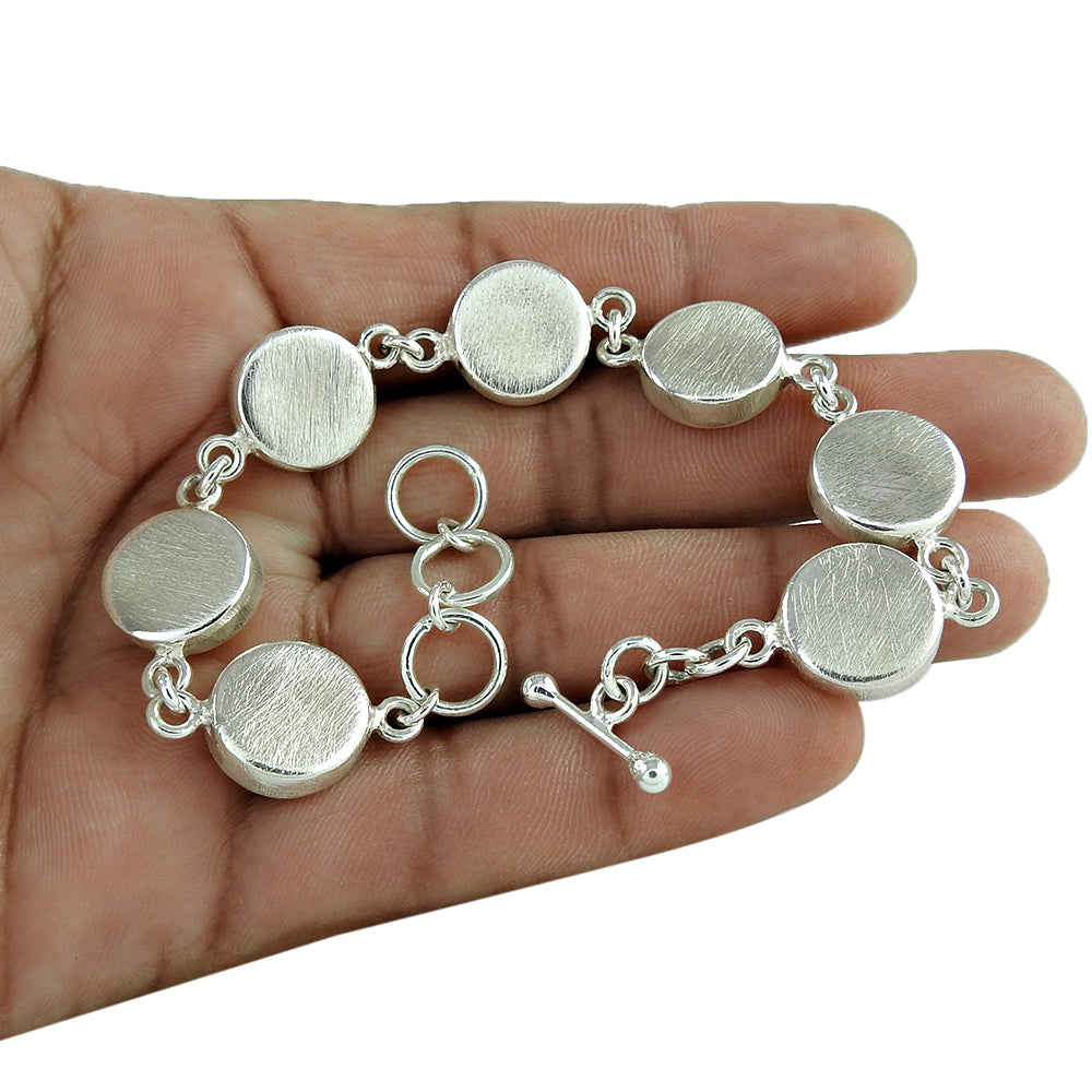 Vintage 925 sterling silver bracelet women gift jewelry