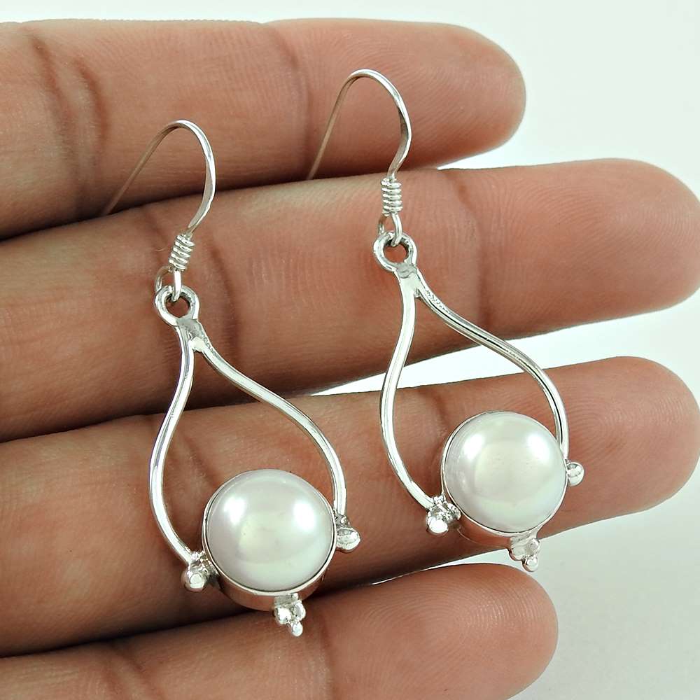 Good Fortune Pearl Earrings 925 Sterling Silver Jewellery Wholesaling