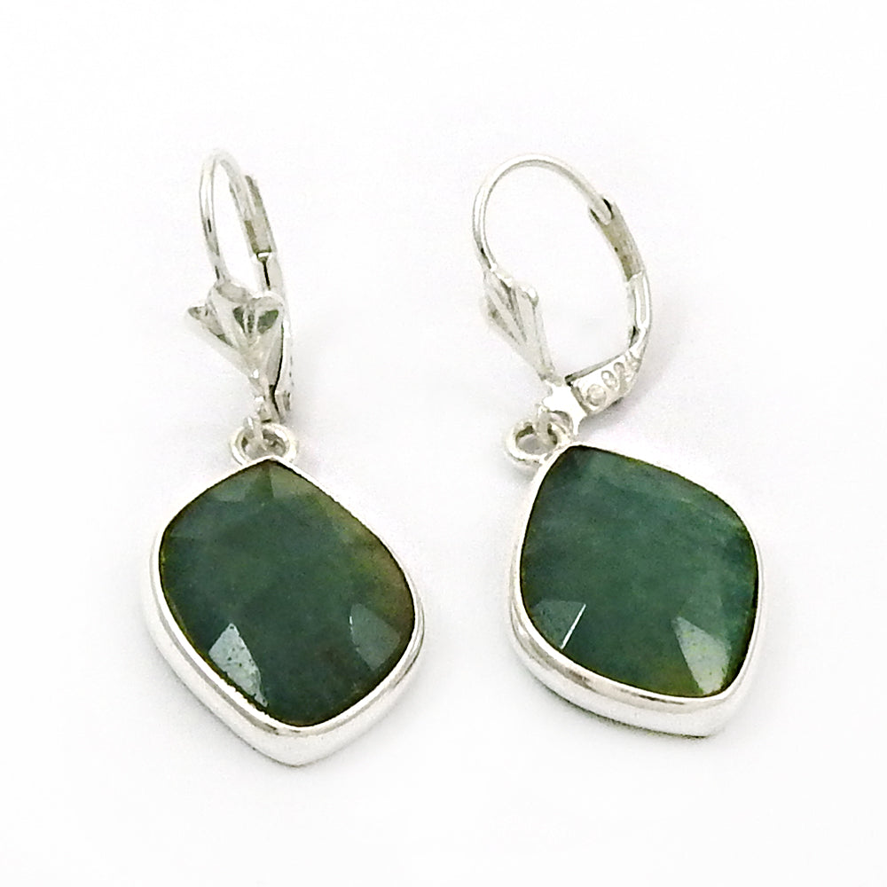 101 Solid 925 Sterling Silver Emerald Gemstone Earrings Jewelry