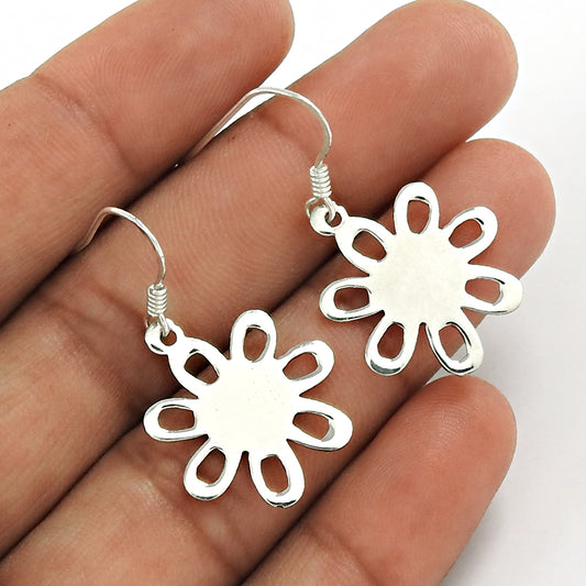 Artisan Mothers Day Gift Jewelry 925 Solid Sterling Silver Bohemian Earrings P2