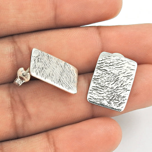 Artisan Mothers Day Gift 925 Solid Sterling Silver Stud Vintage Earrings Q2
