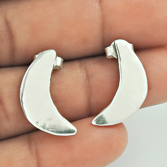 Artisan 925 Solid Sterling Silver Jewelry Stud Earrings A13