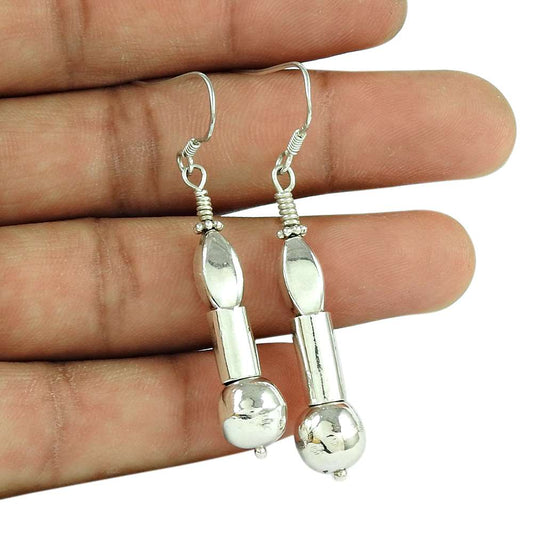 Designer 925 Sterling Silver Earrings 925 Sterling Silver Indian Jewellery