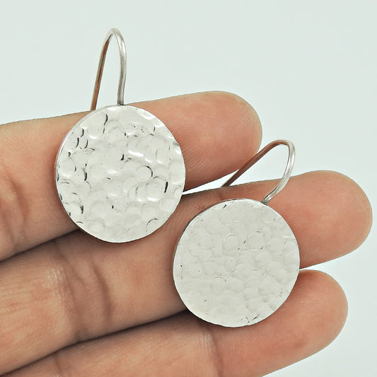 Handmade Indian Jewelry 925 Solid Sterling Silver Drop/Dangle Ethnic Earrings D1