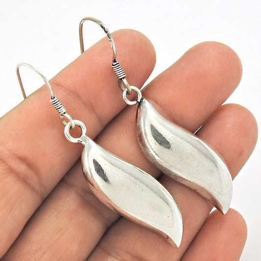 Artisan 925 Solid Sterling Silver Jewelry Drop/Dangle Vintage Earrings G1
