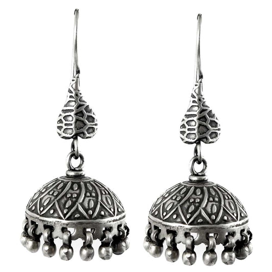 Kashmiri Jhumki 925 Sterling Silver Jhumka Earrings Exporter