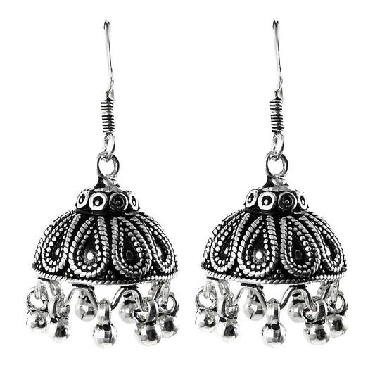 Fantastic Quality Of 925 Sterling Silver Jhumka Earrings Supplier India