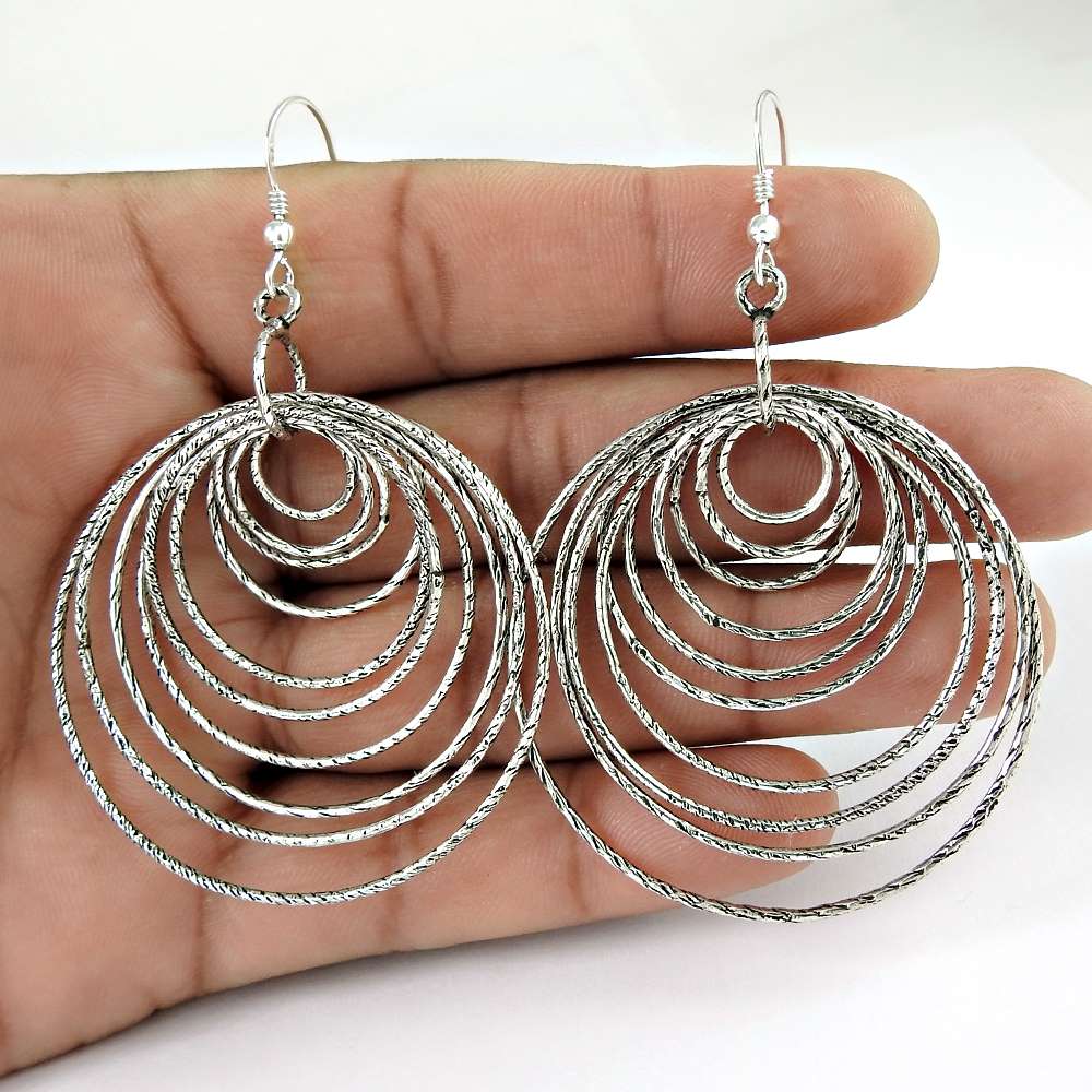 Classy Design 925 Sterling Silver Earrings Großhändler