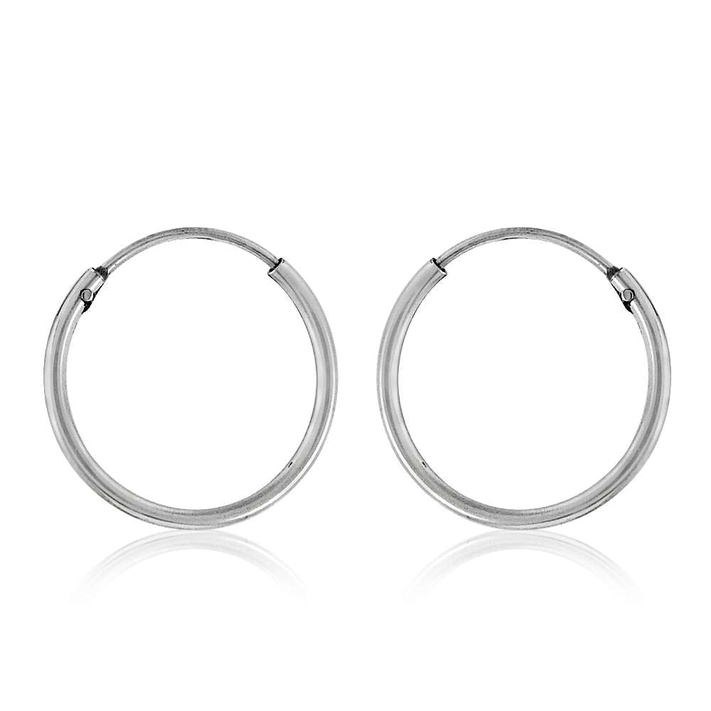 Exclusice 925 Sterling Silver Hoop Earrings Wholesaler India