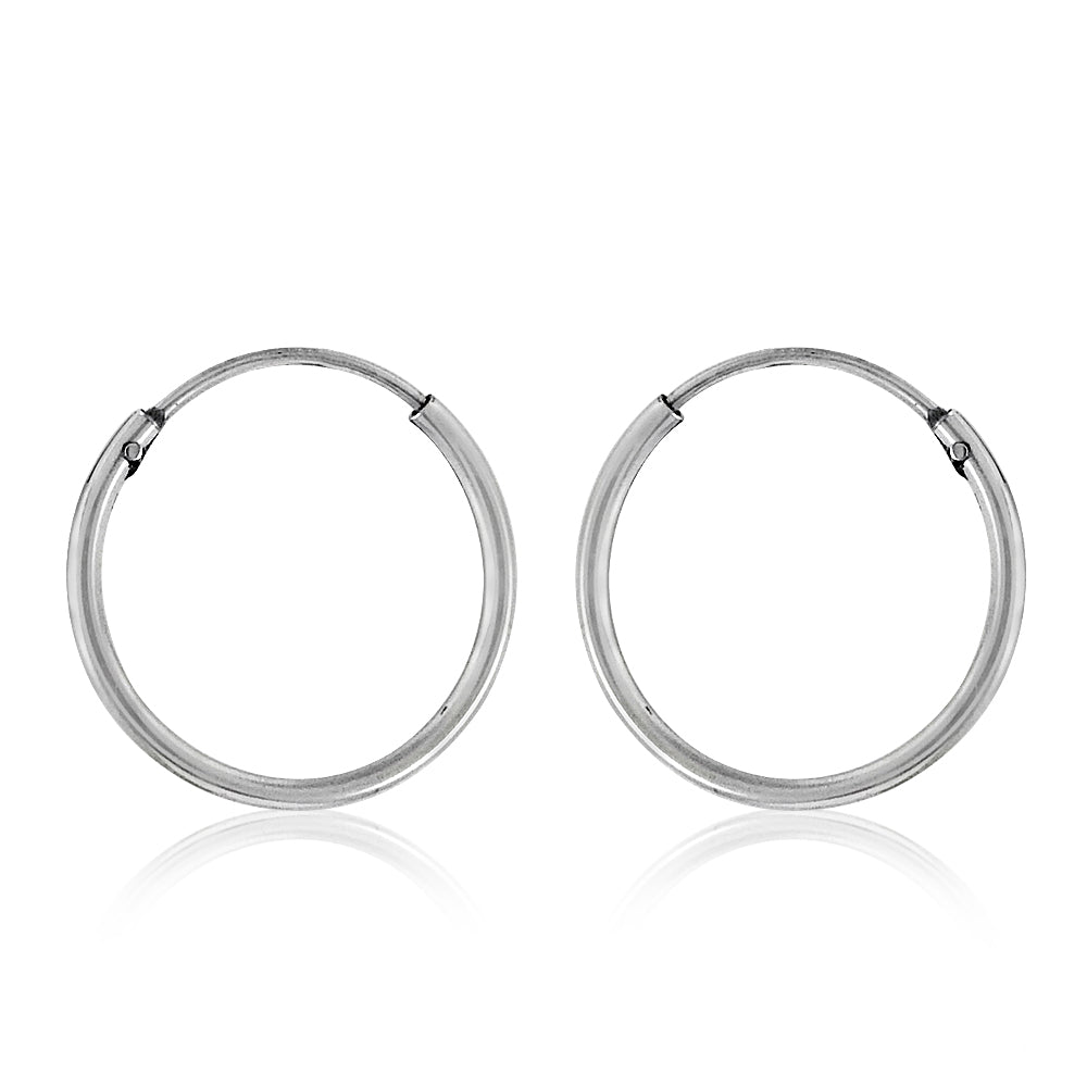 101 Solid 925 Sterling Silver Hoop Earrings Indian Jewelry