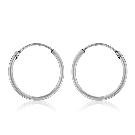 101 Solid 925 Sterling Silver Hoop Earrings Indian Jewelry