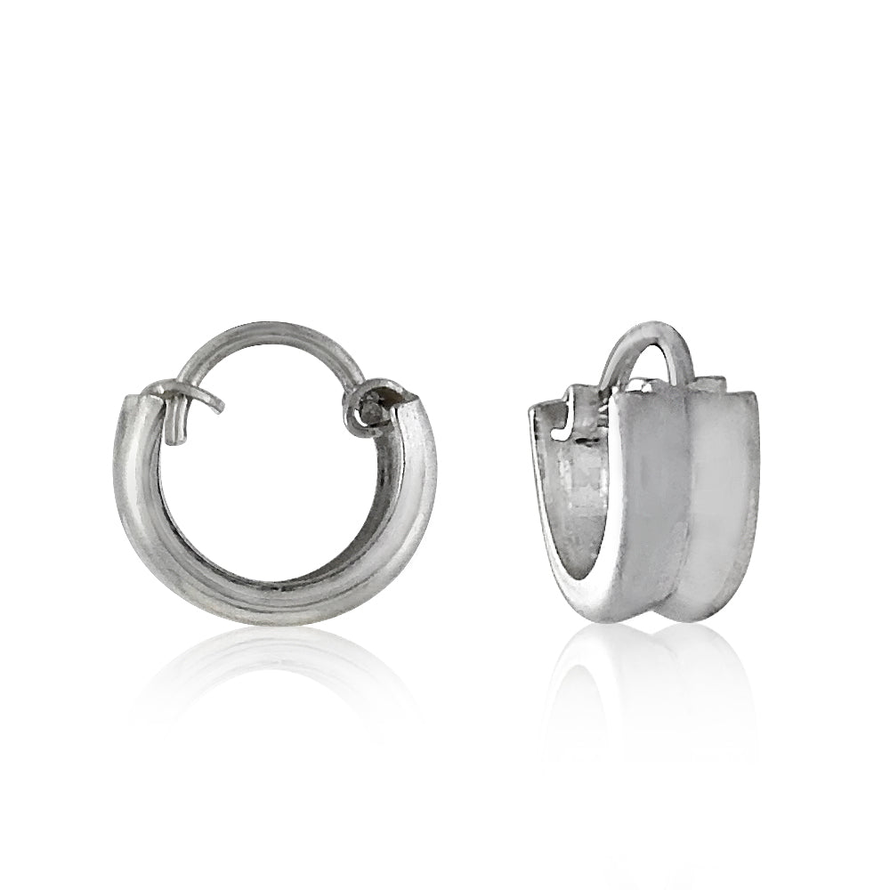 101 Solid 925 Sterling Silver Hoop Earrings Handmade Jewelry