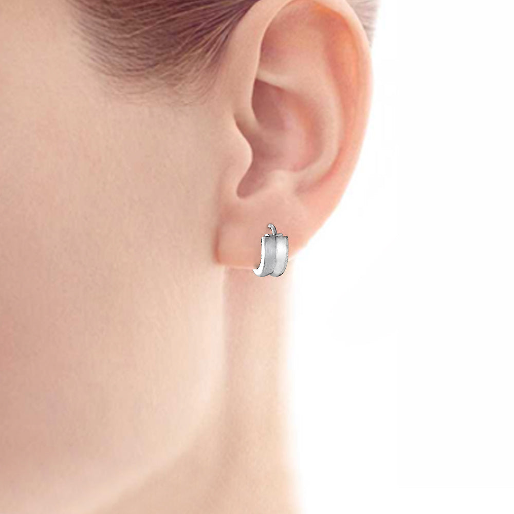 101 Solid 925 Sterling Silver Hoop Earrings Handmade Jewelry