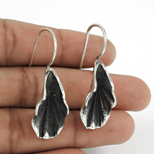 925 Sterling Silver Handcrafted Jewelry Drop/Dangle Boho Earrings G2