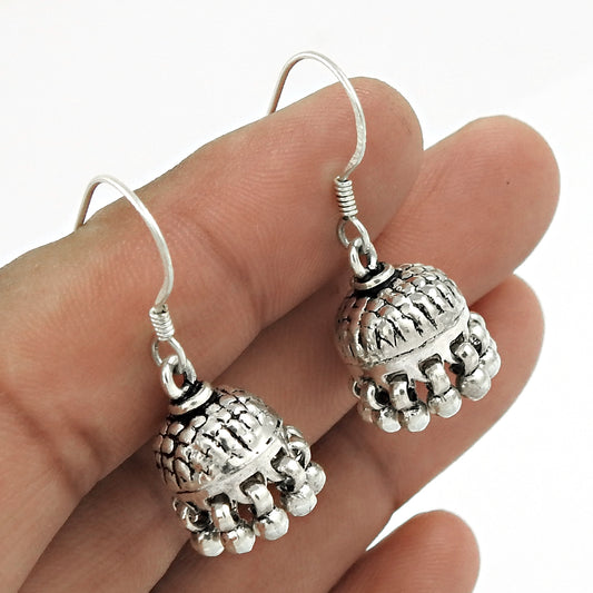 Drop/Dangle Vintage Earrings 925 Solid Sterling Silver Handmade Jewelry M1