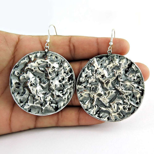 925 Sterling Silver Oxidised Jewellery Fashion Silver Earrings Wholesaler