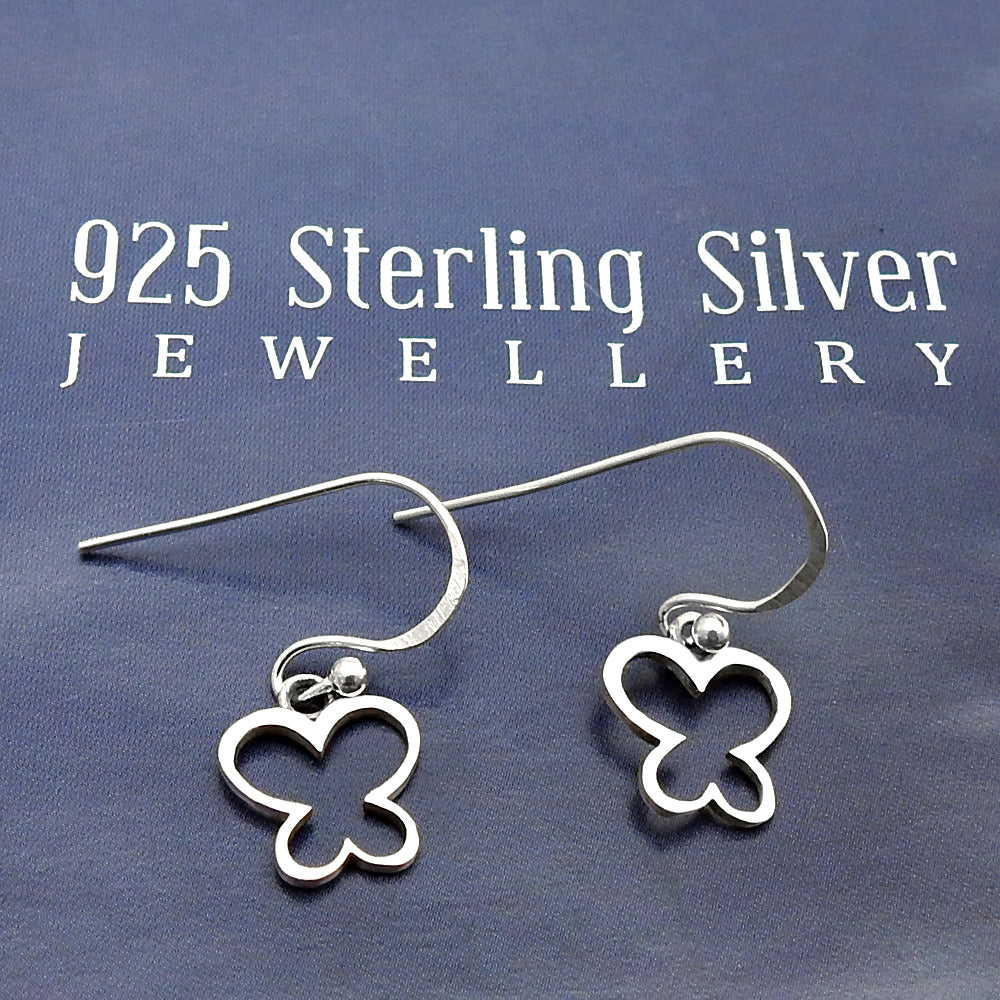 101 Butterfly Dangle Earrings 925 Sterling Silver Jewelry