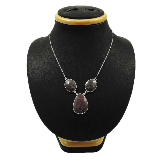 Natural MULTI SAPPHIRE Pendant 925 Sterling Silver HANDMADE Jewelry BB5