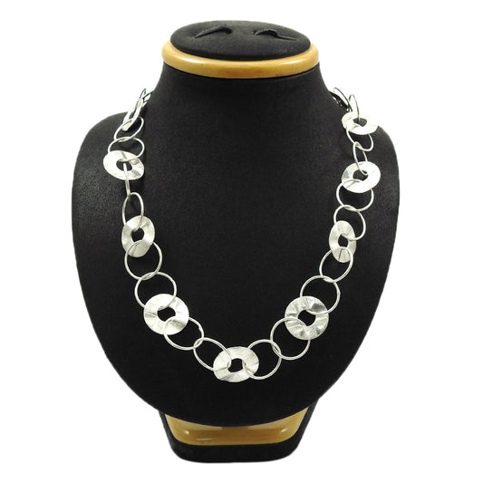 101 Solid 925 Silver Statement Necklace Timeless Jewelry