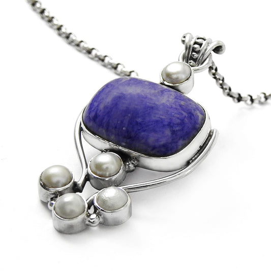 Mothers Day Gift Pendant 925 Sterling Silver Natural Turquoise Gemstone S3